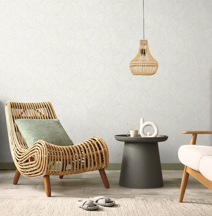 Stellara Vanilla Chai EL21005 by Seabrook Designs Designer Wallpaper