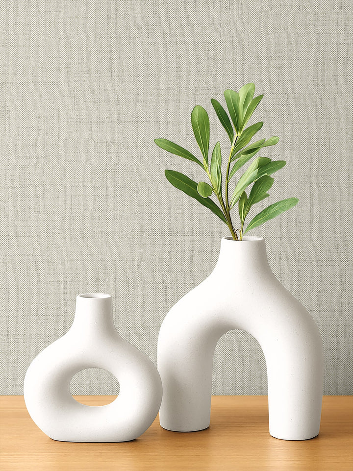 Vespia Oyster EL21118 by Seabrook Designs Designer Wallpaper