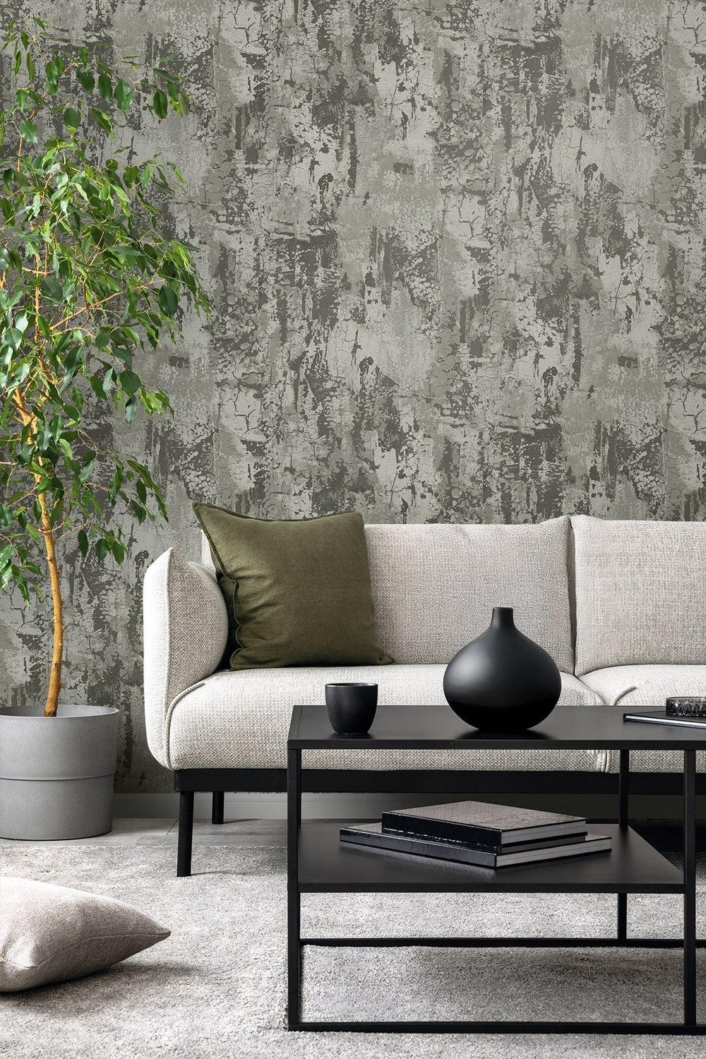 Nymera Shadow EL21400 by Seabrook Designs Designer Wallpaper