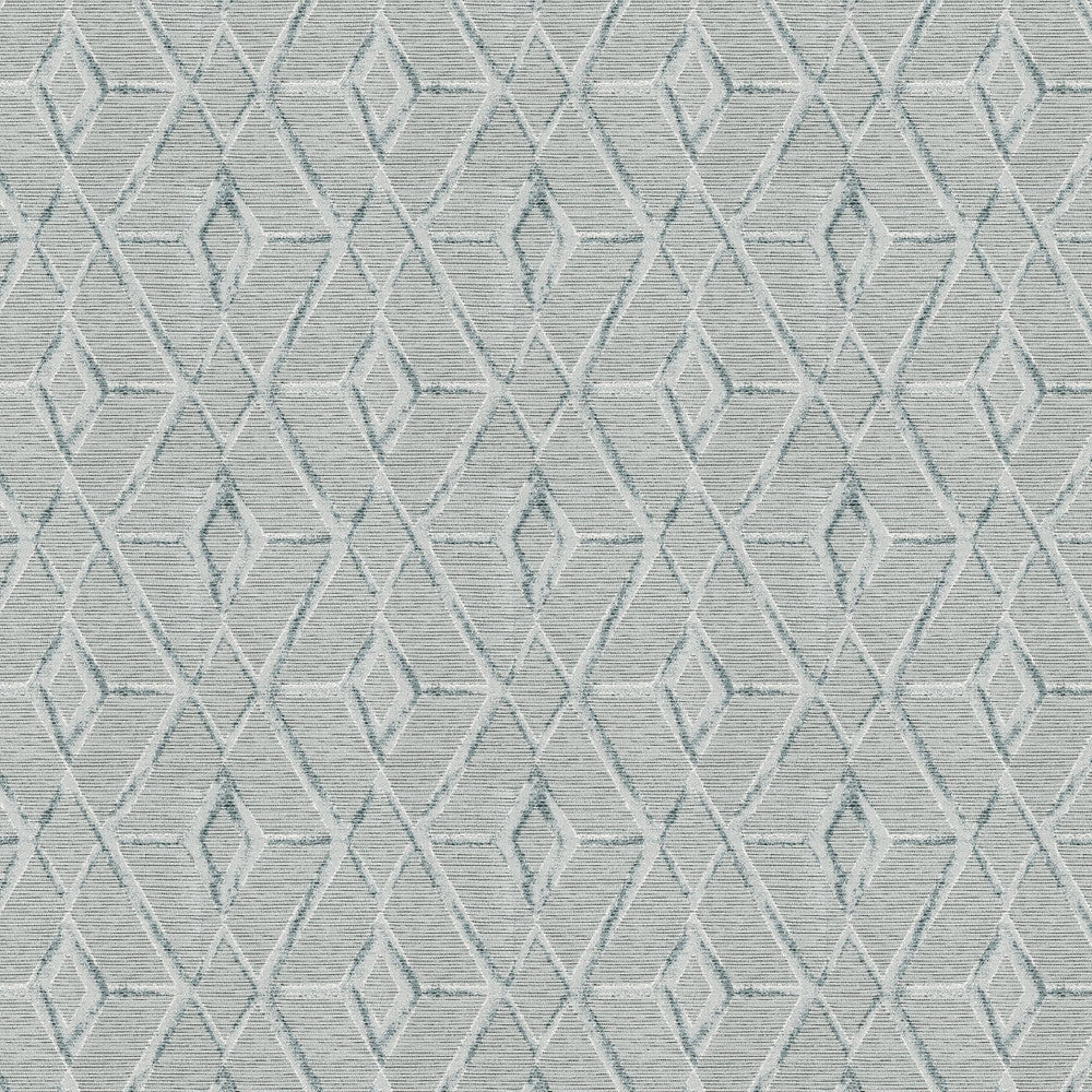 Elba 1 Slate by Stout Designer Fabric RAINBOW LIBRARY HORIZON/LAKE 59%POL 41%COT INDIA Horizontal: 6.75 and Vertical: 6.5 52.25 in - Swanky Fabrics -