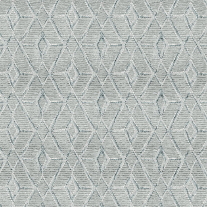 Elba 1 Slate by Stout Designer Fabric RAINBOW LIBRARY HORIZON/LAKE 59%POL 41%COT INDIA Horizontal: 6.75 and Vertical: 6.5 52.25 in - Swanky Fabrics -
