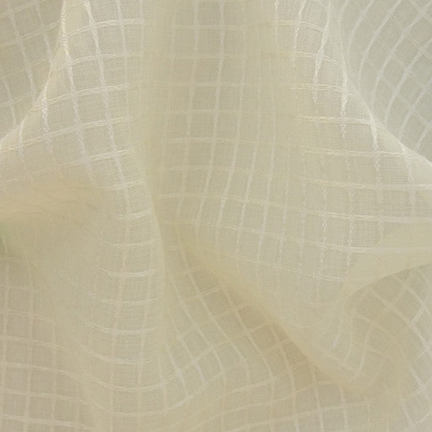 Elise 13J5921 by JF Designer Fabric Sheer Basics Book 100% Polyester Turkey Horizontal: 0.5 and Vertical: 0.5 118 - Swanky Fabrics -