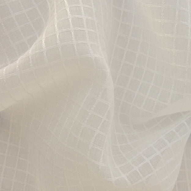 Elise 90J5921 by JF Designer Fabric Sheer Basics Book 100% Polyester Turkey Horizontal: 0.5 and Vertical: 0.5 118 - Swanky Fabrics -