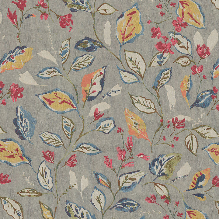 Hazel 74 Sterling by ABBEYSHEA Designer Fabric 100% Polyester China 27,000 Double Rubs (Wyzenbeek) </p><p>Repeat: Horizontal: 27" (10.63 cm) Up the Roll and Vertical: 27" (10.63 cm) Across the Roll 56" (142 cm) - Swanky Fabrics -