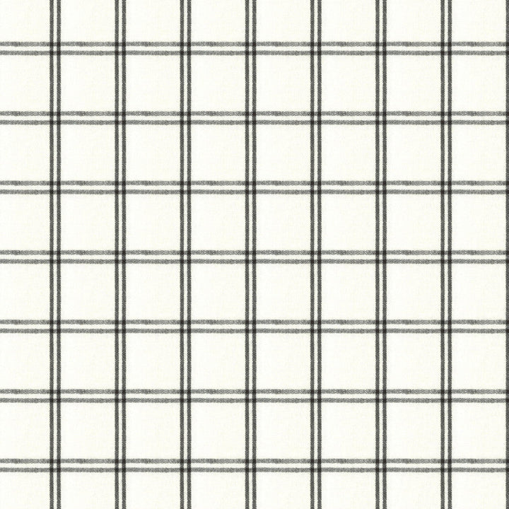 Embassy 1 Black/White by Stout Fabric Stout Fabric Embassy 1 Black/WhiteFabric RAINBOW LIBRARY FOG/COAL 55%LIN 45%COT CHINA </p><p>Repeat: H: 3.500, V: 3.500 54 in - Fabric Carolina -