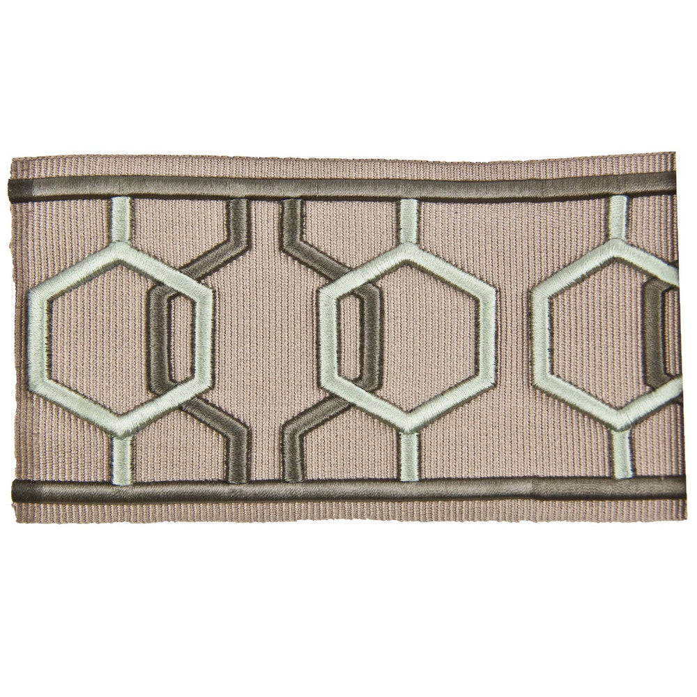 Emily 3 Truffle by Stout Trim Stout Trim Emily 3 TruffleTrim DISTINCTION TAPES 99%SVI 1%POL CHINA </p><p>Repeat: H: 3.000, V: 4.000 3 in - Fabric Carolina -