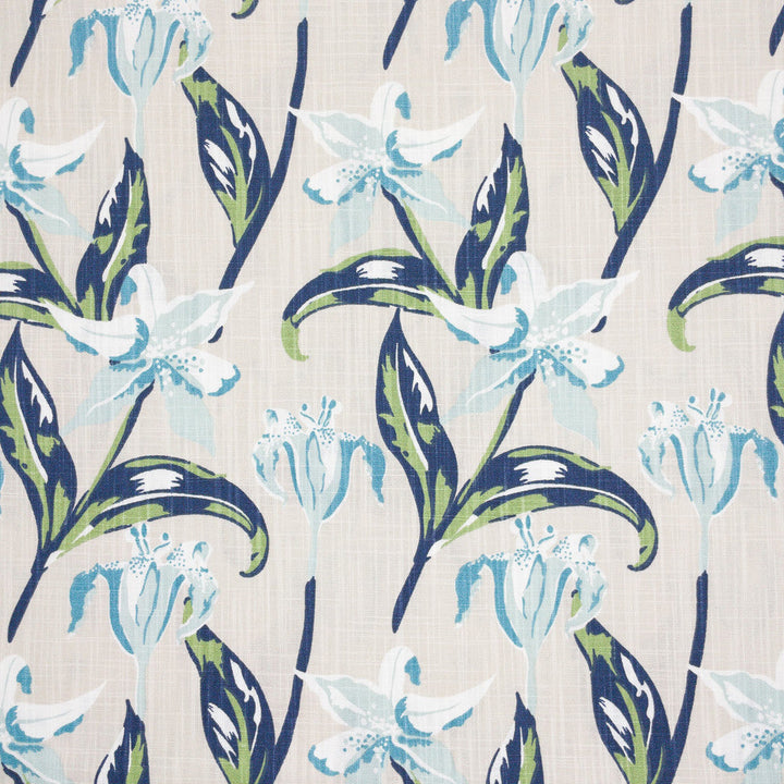 Emma 3 Mist by Aoc Designer Fabric THE ART OF COLOR HERITAGE II 100%COT USA Horizontal: 9.000 and Vertical: 12.625 54 in - Swanky Fabrics -