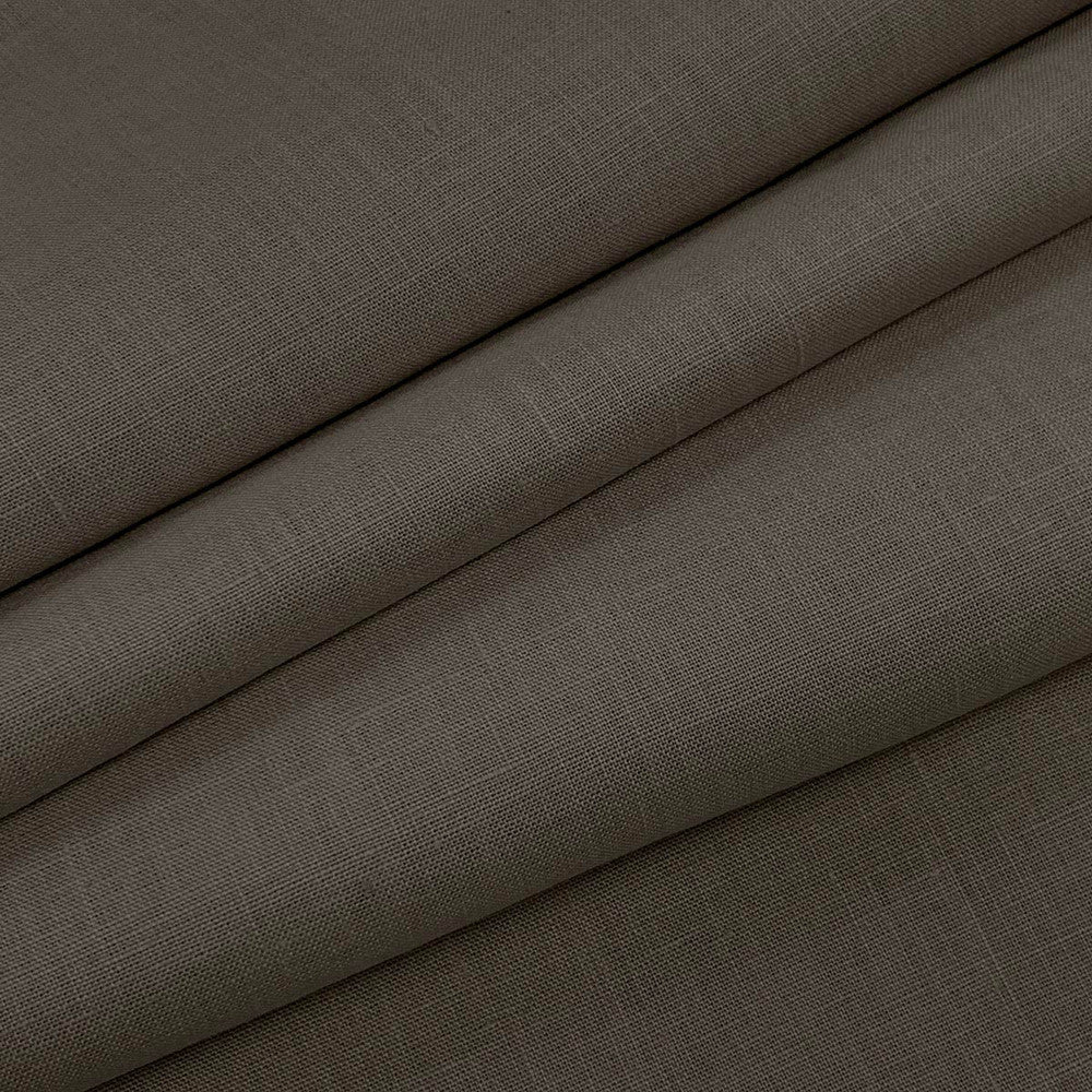 Emma Linen Charcoal by Magnolia Designer Fabric - 100 % Linen India 20000 Horizontal: 0 and Vertical: 0 54" - Swanky Fabrics -