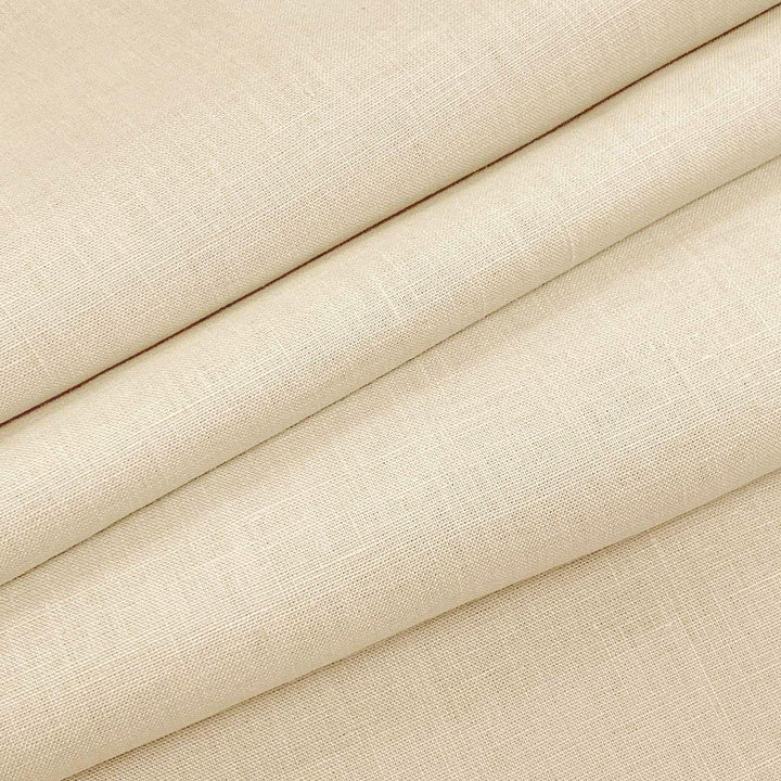 Emma Linen Eggshell by Magnolia Designer Fabric - 100 % Linen India 20000 Horizontal: 0 and Vertical: 0 54" - Swanky Fabrics -