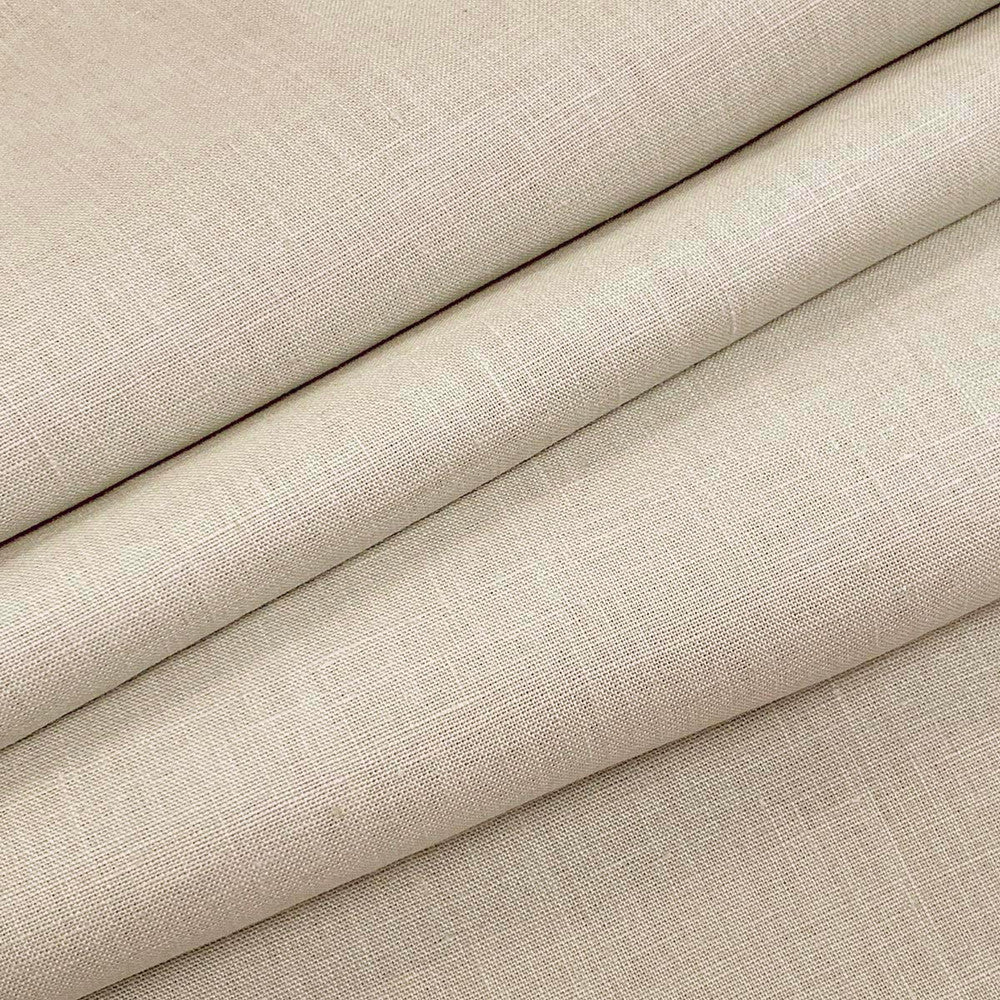 Emma Linen Fawn by Magnolia Designer Fabric - 100 % Linen India 20000 Horizontal: 0 and Vertical: 0 54" - Swanky Fabrics -
