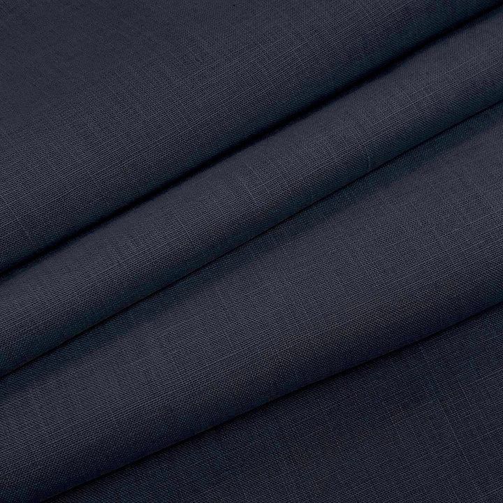 Emma Linen Indigo by Magnolia Designer Fabric - 100 % Linen India 20000 Horizontal: 0 and Vertical: 0 54" - Swanky Fabrics -