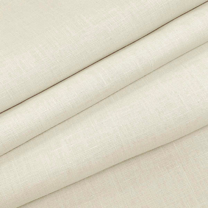 Emma Linen Off White by Magnolia Designer Fabric - 100 % Linen India 20000 Horizontal: 0 and Vertical: 0 54" - Swanky Fabrics -