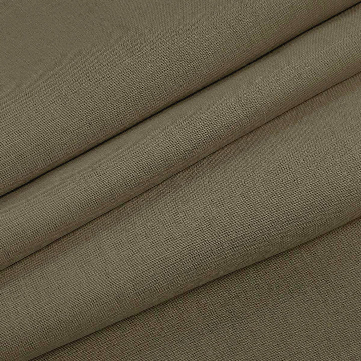 Emma Linen Teak by Magnolia Designer Fabric - 100 % Linen India 20000 Horizontal: 0 and Vertical: 0 54" - Swanky Fabrics -