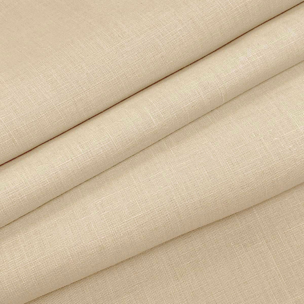 Emma Linen Unbleached by Magnolia Designer Fabric - 100 % Linen India 20000 Horizontal: 0 and Vertical: 0 54" - Swanky Fabrics -