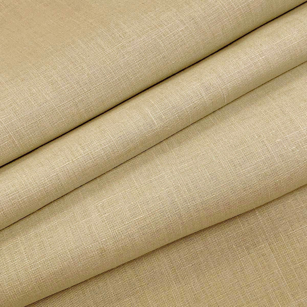 Emma Linen Wheat by Magnolia Designer Fabric - 100 % Linen India 20000 Horizontal: 0 and Vertical: 0 54" - Swanky Fabrics -