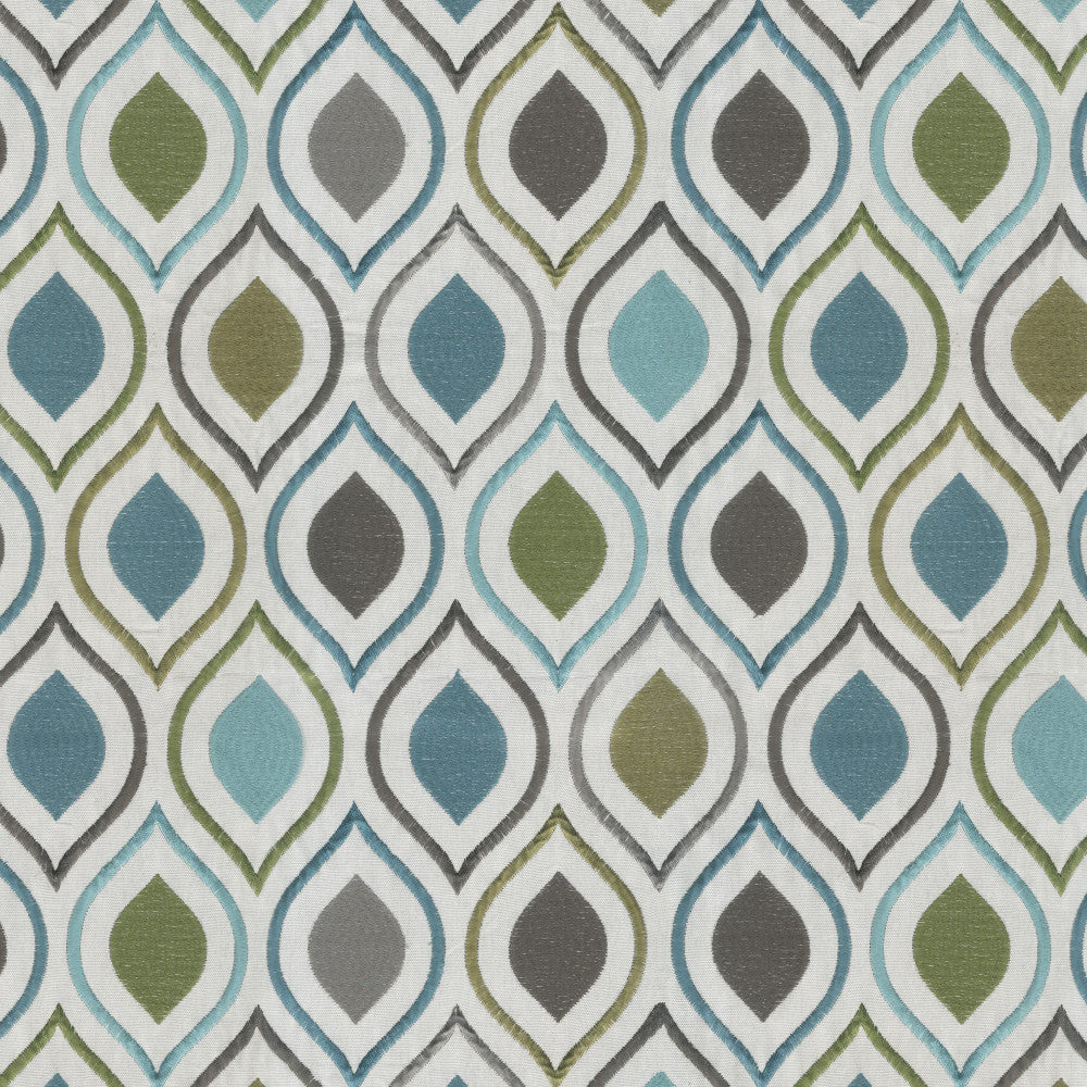 EMULATE 65J8591 by JF Designer Fabric Midnight Waters 65% Cotton, 27% Viscose, 8% Polyester India  Horizontal: 16.375 and Vertical: 15.5 54  - Swanky Fabrics -