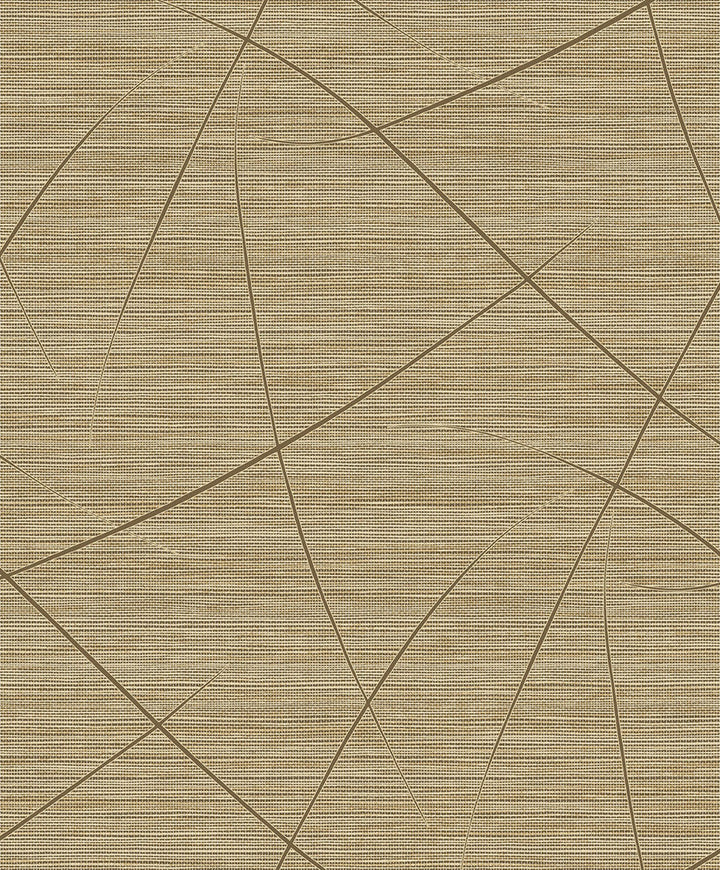 Bract Mocha EN40406 by Seabrook Designs Designer Wallpaper