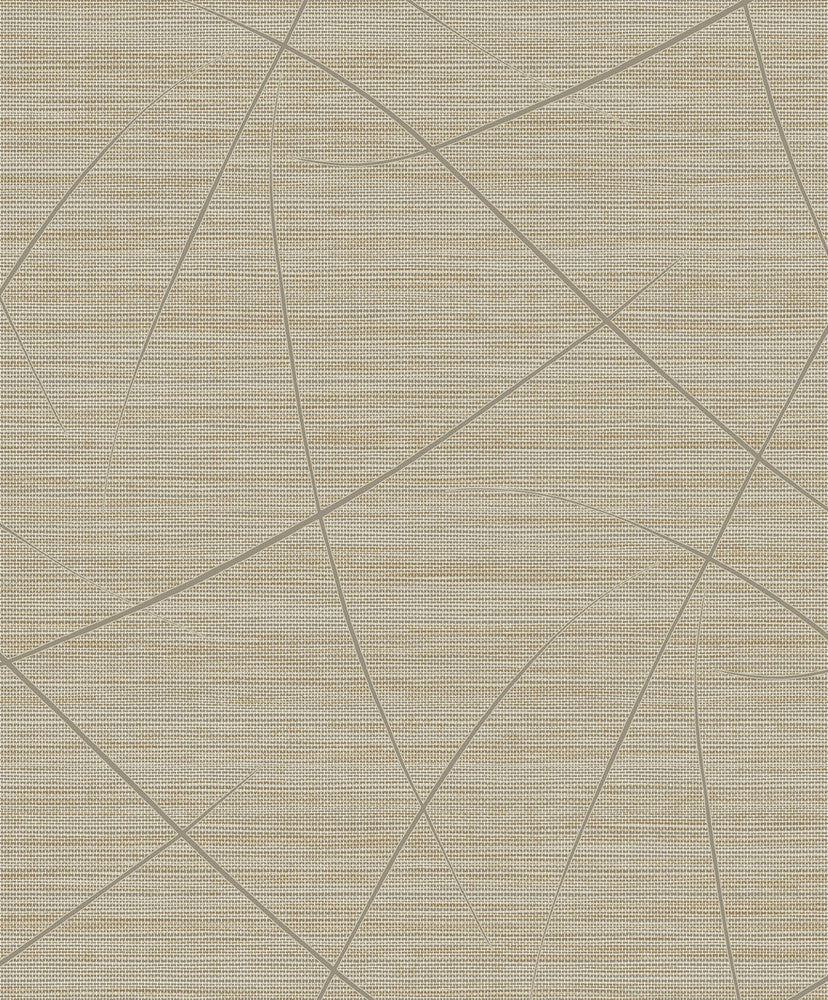 Bract Caramel EN40407 by Seabrook Designs Designer Wallpaper