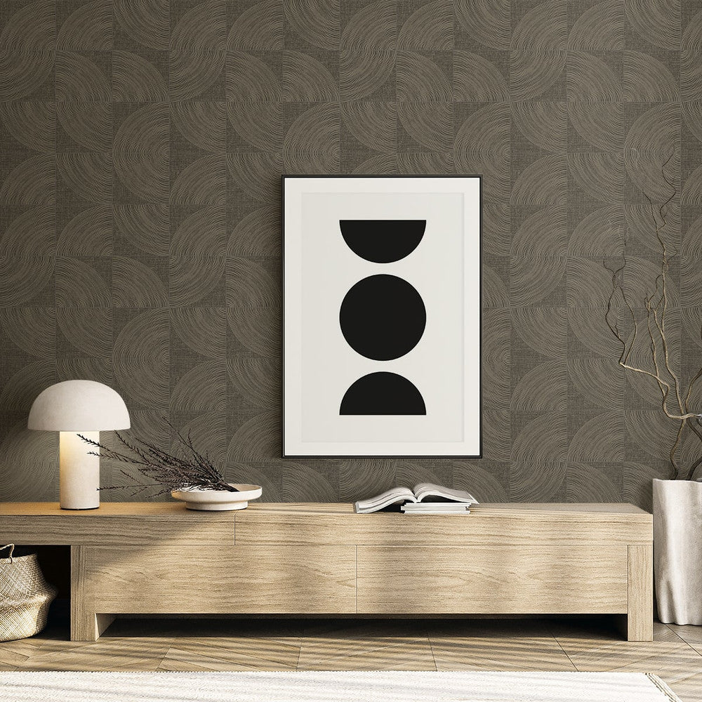 Coir Black Pepper EN40606 by Seabrook Designs Designer Wallpaper