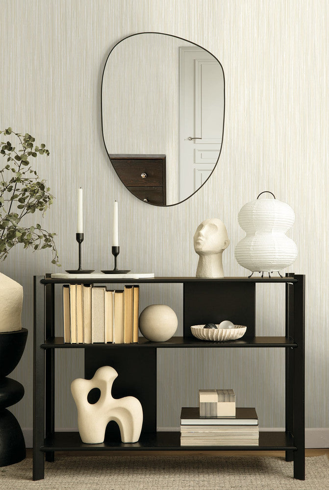 Vireo Oatmeal EN40700 by Seabrook Designs Designer Wallpaper