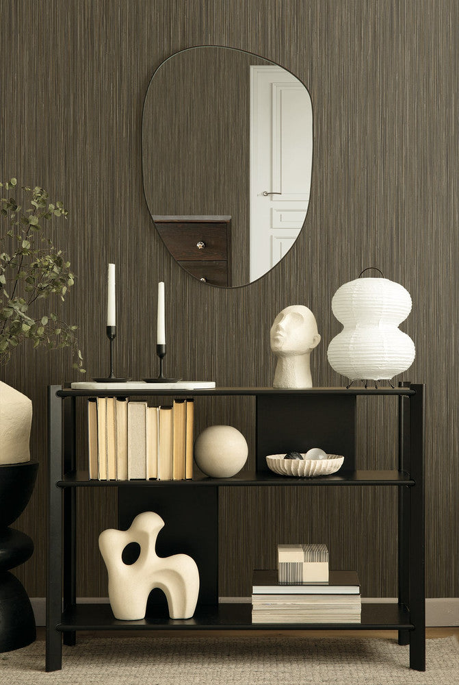 Vireo Brownstone EN40706 by Seabrook Designs Designer Wallpaper