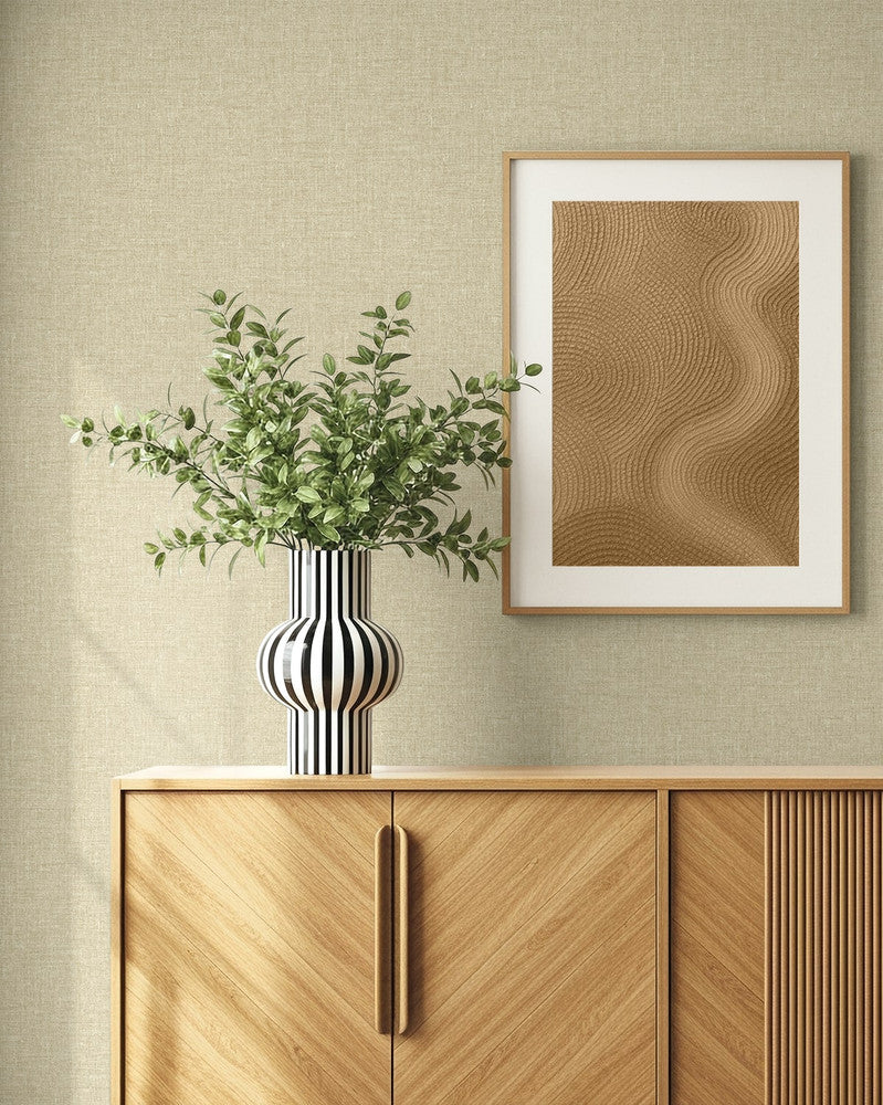 Loom Toasted Flour EN40906 by Seabrook Designs Designer Wallpaper