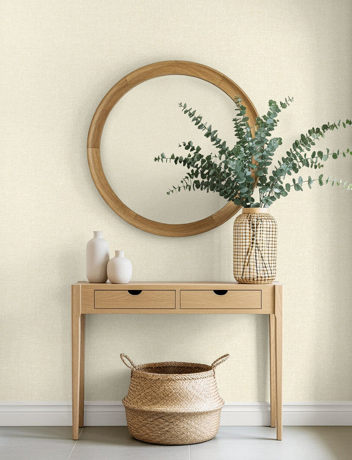 Loom White Desert EN40918 by Seabrook Designs Designer Wallpaper