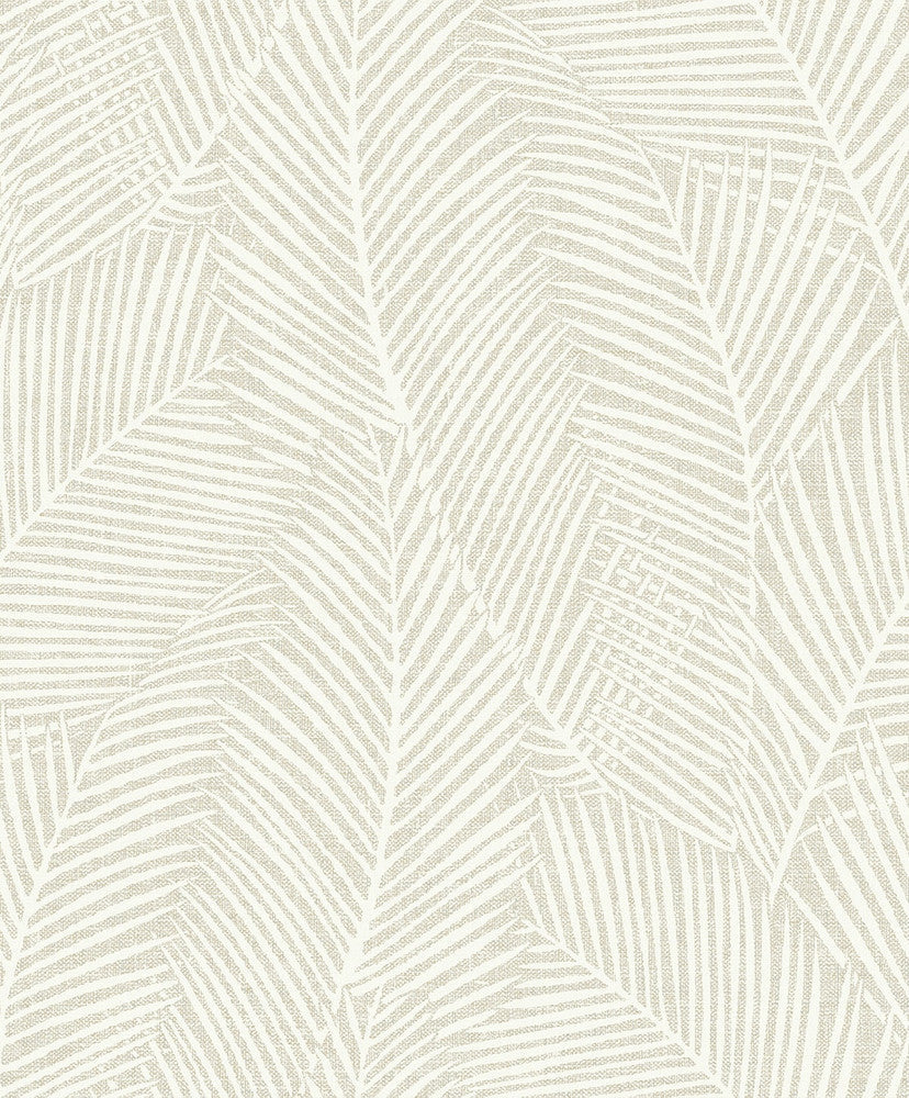 Pampas Palm Bleached Almond EN41005 by Seabrook Designs Designer Wallpaper