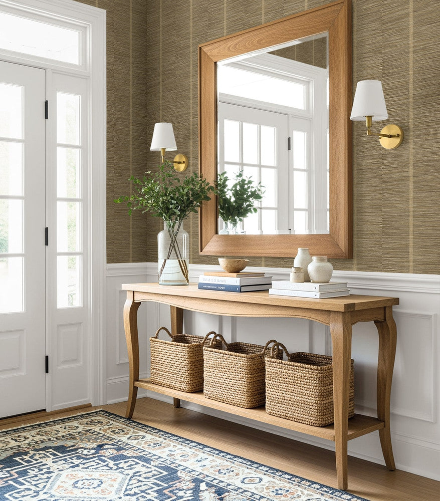 Raffine Sand EN41106 by Seabrook Designs Designer Wallpaper