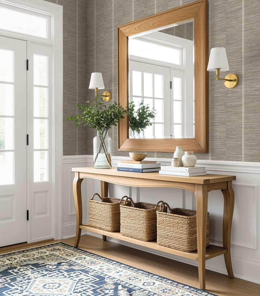 Raffine Dove EN41108 by Seabrook Designs Designer Wallpaper