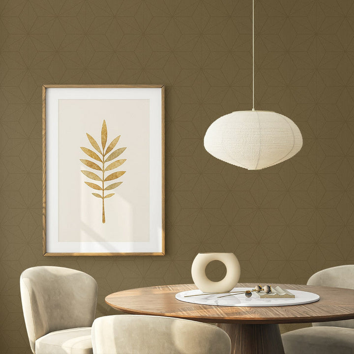 Tessela Burnt Sugar EN41205 by Seabrook Designs Designer Wallpaper