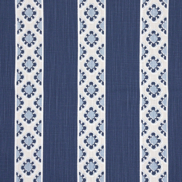 Entice 5 Navy by Aoc Designer Fabric THE ART OF COLOR HERITAGE II 100%COT USA PERFORMANCE RATED FABRIC FLAME RETARDANT-U.F.A.C. CLASS 1 FLAME RETARDANT-N.F.P.A. 260A CLASS 1 CATB 117-2013 WYZENBEEK 100 000 DOUBLE RUB WEAR TEST (HEAVY DUTY) Horizontal: 5.375 and Vertical: 2.125 54 in - Swanky Fabrics -