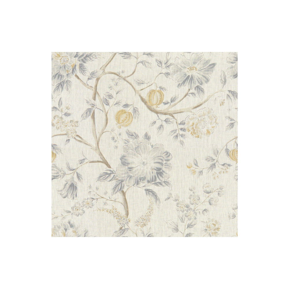 Errington Sterling by Kravet Basics Designer Fabric SARAH RICHARDSON AFFINITY LINEN - 100% China MEDIUM Horizontal: 27 and Vertical: 27 54.5 - Swanky Fabrics -