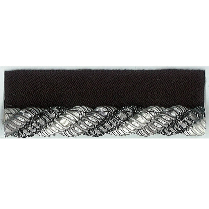Essay 1 Silver by Stout Designer Trim JUST CORDS 62%COT 32%SVI 6%MTL CHINA Horizontal: 0.000 and Vertical: 0.000 0.38 in - Swanky Fabrics -