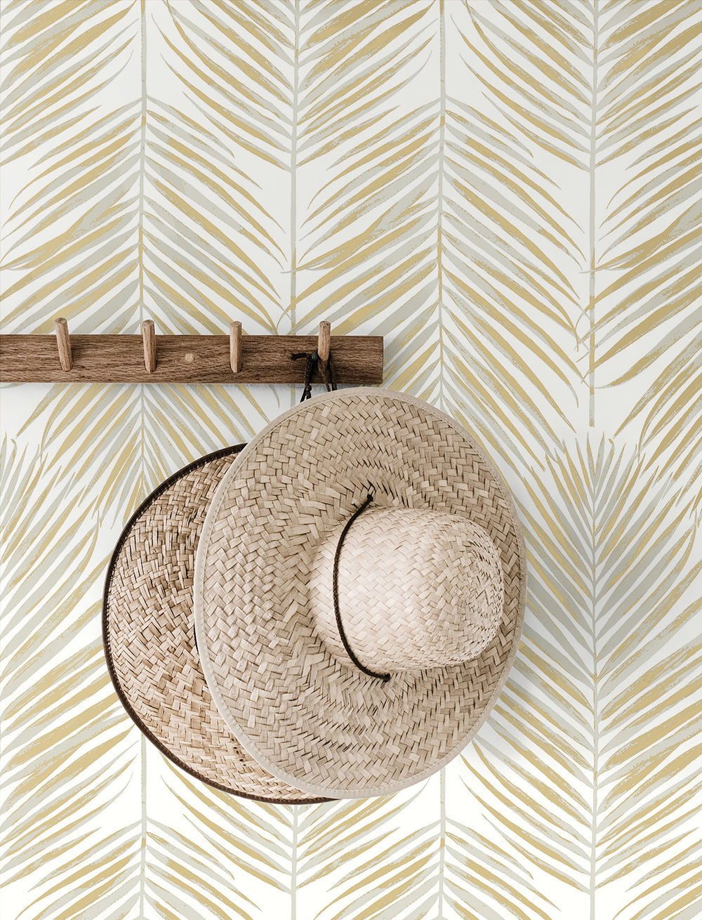 Marina Palm Silver & Gold ET10710 by Etten Studios Designer Wallpaper