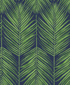 Etten Studios Wallpaper Marina Palm Moss Green & Blue ET10714