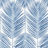 Etten Studios Wallpaper Marina Palm Coastal Blue ET10722