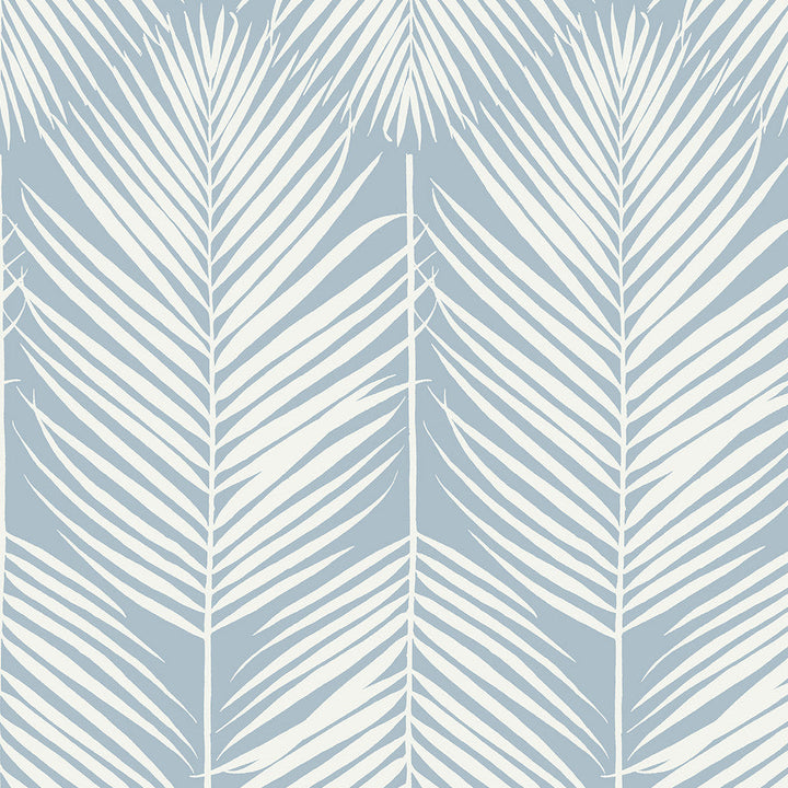 Athena Palm Hampton Blue ET10802 by Etten Studios Designer Wallpaper