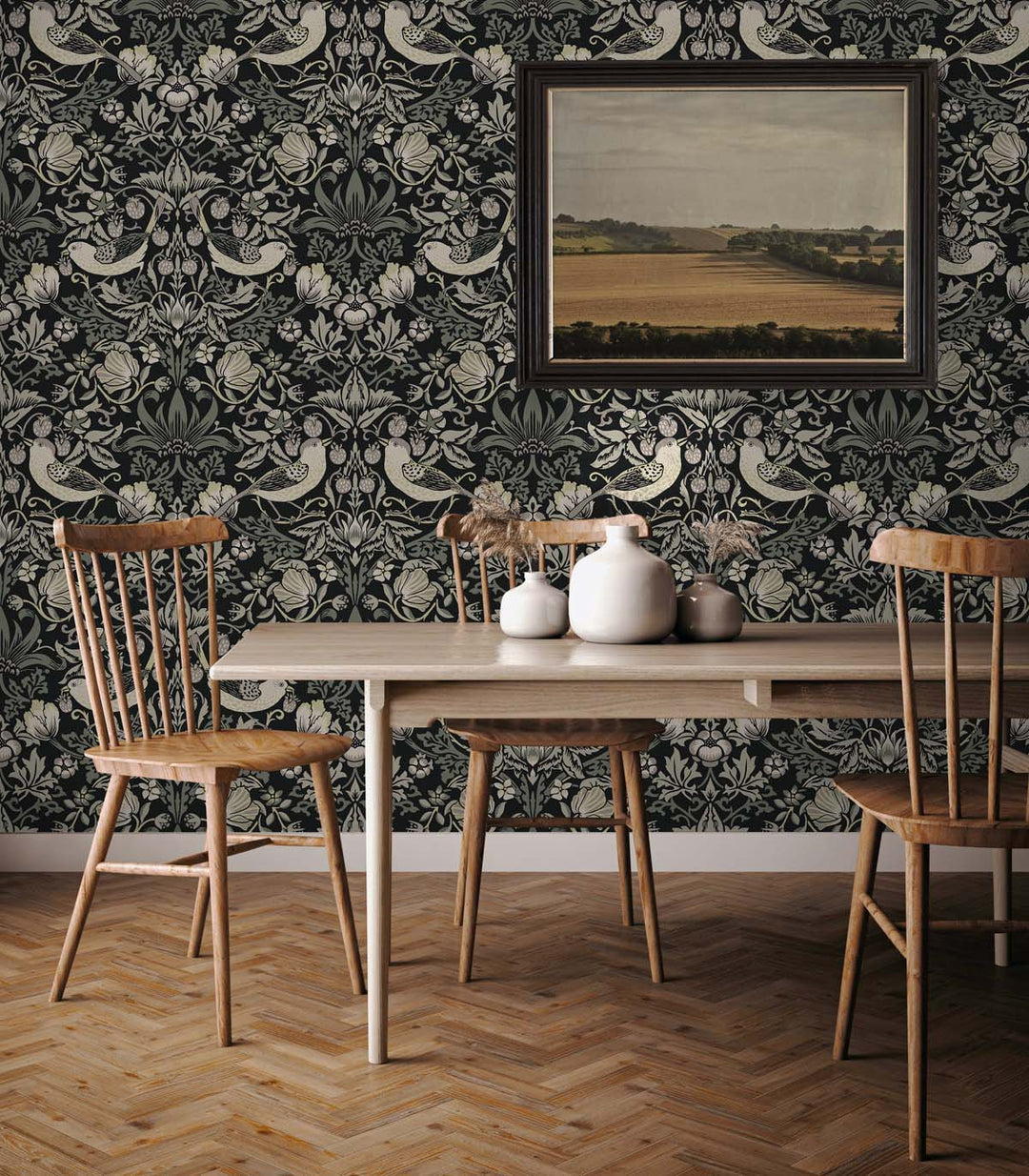 Fragaria Garden Blacksmith ET11200 by Etten Studios Designer Wallpaper