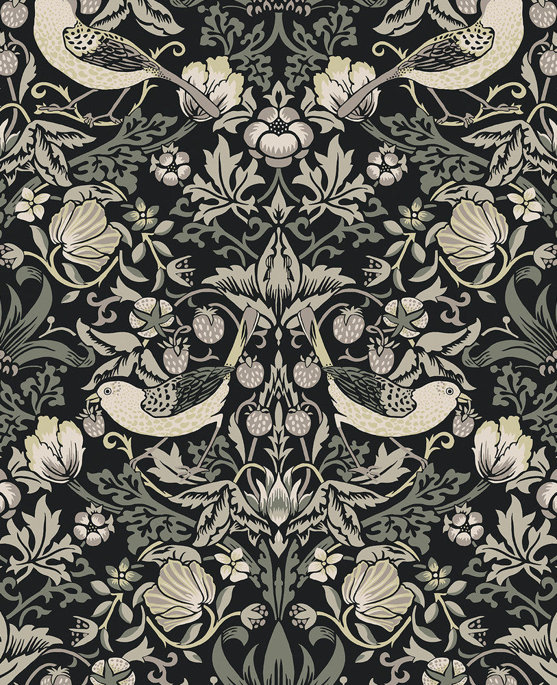 Fragaria Garden Blacksmith ET11200 by Etten Studios Designer Wallpaper