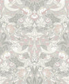 Etten Studios Wallpaper Fragaria Garden Light Grey & Rose Petal ET11208