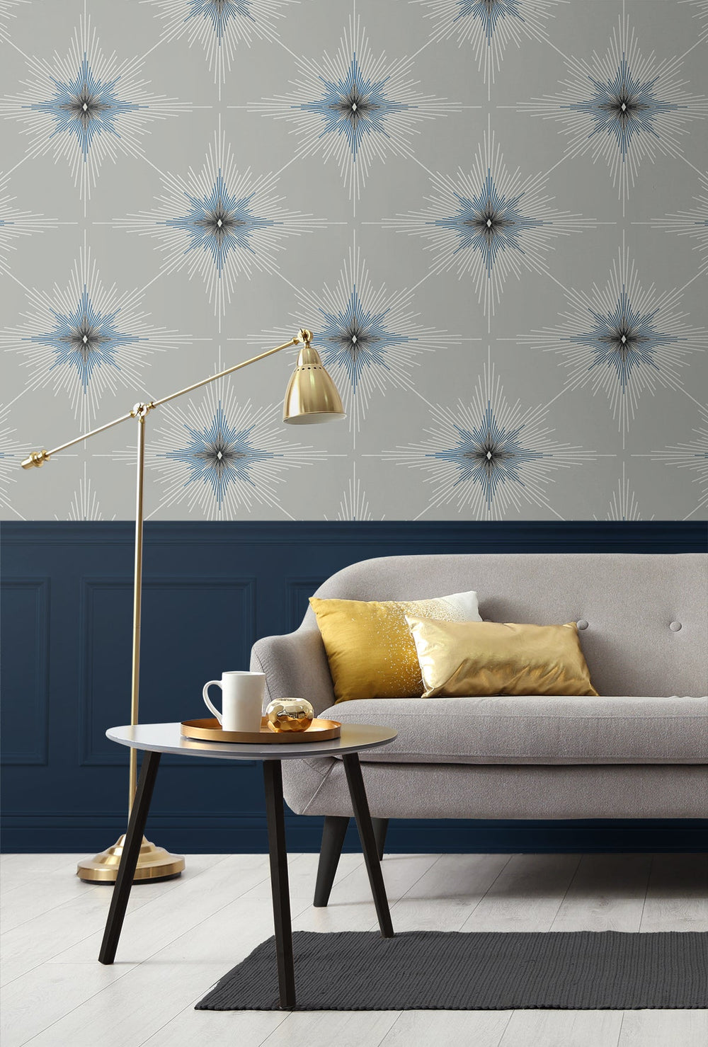 North Star Argos Grey ET11408 by Etten Studios Designer Wallpaper