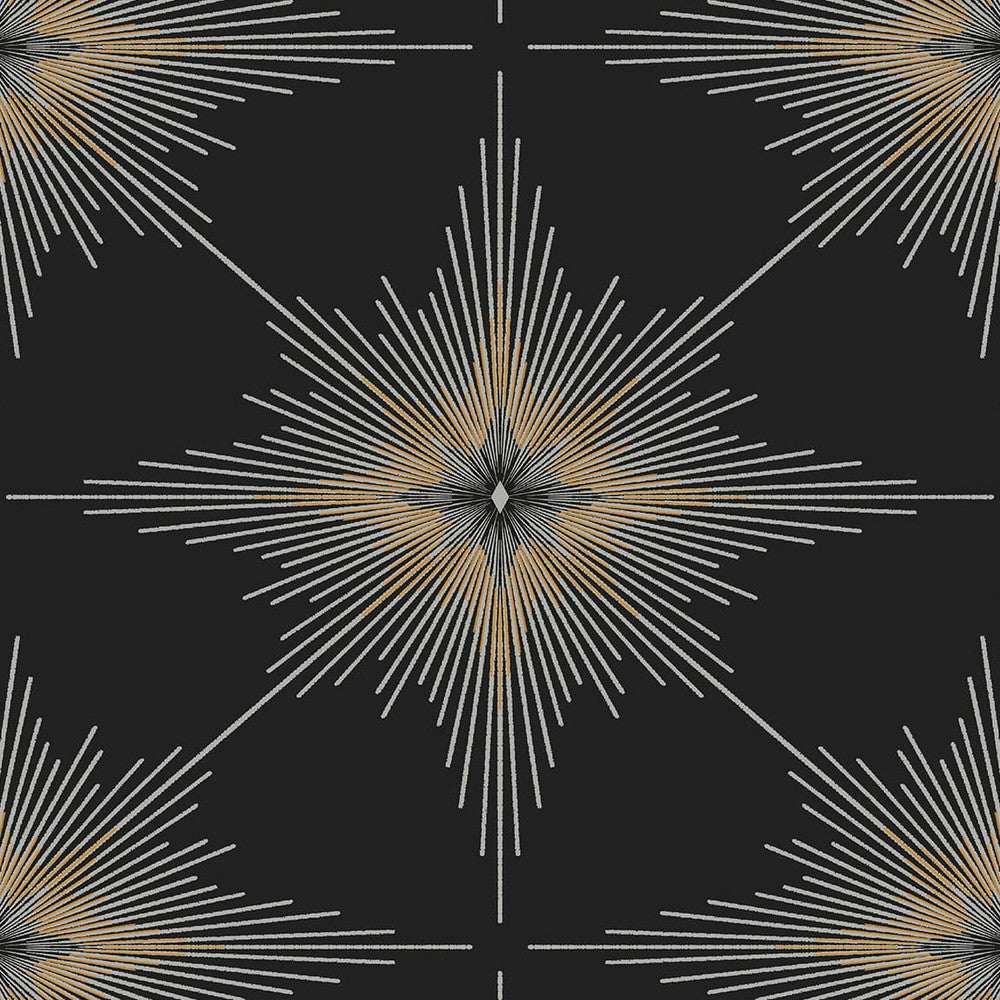North Star Ebony ET11410 by Etten Studios Designer Wallpaper