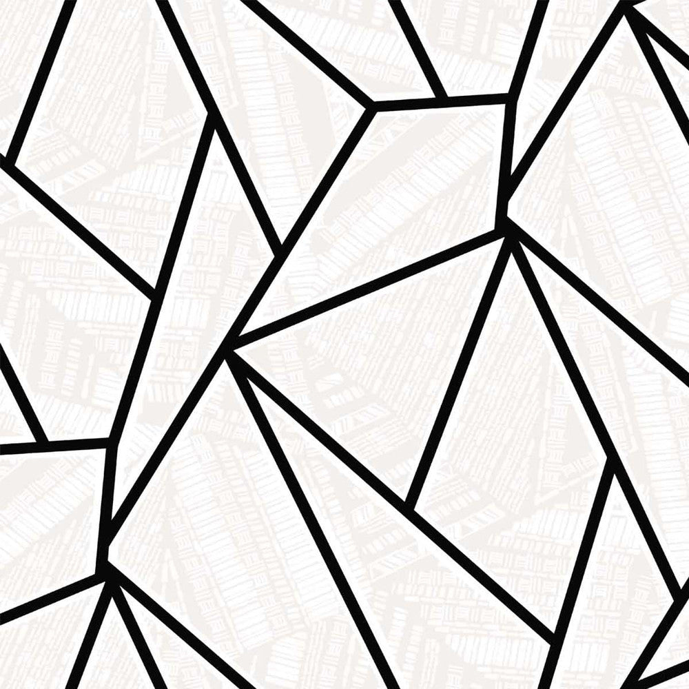 Metro Vector Ebony & Morning Fog ET11700 by Etten Studios Designer Wallpaper