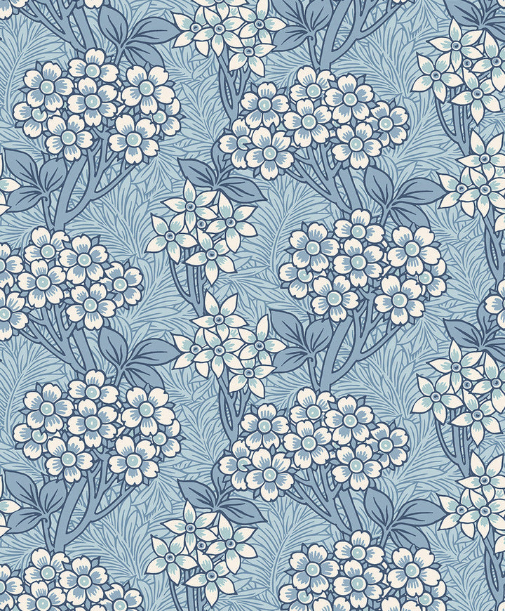 Floral Vine Sky Blue ET12022 by Etten Studios Designer Wallpaper