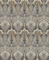 Etten Studios Wallpaper Dragonfly Damask Bronze & Smoke ET12406