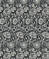 Etten Studios Wallpaper Tonal Floral Trail Ebony ET12500