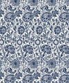 Etten Studios Wallpaper Tonal Floral Trail Navy Blue ET12502