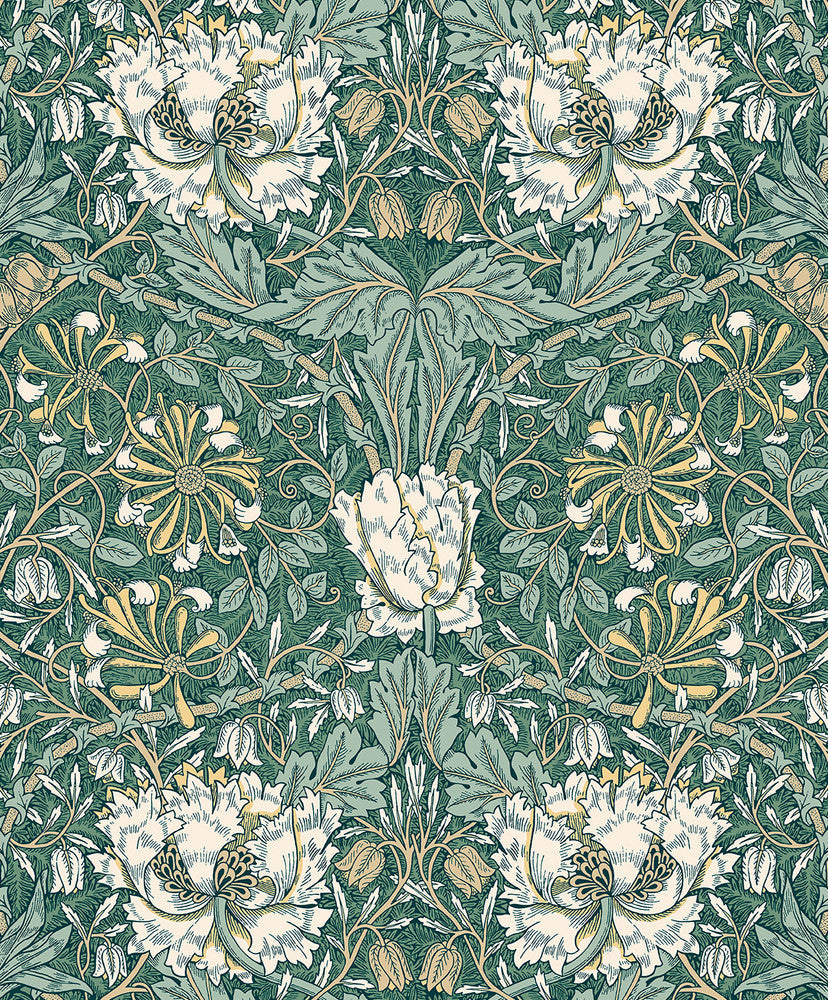 Ogee Flora Everglades & Buttercup ET12604 by Etten Studios Designer Wallpaper