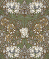 Etten Studios Wallpaper Ogee Flora Dijon & Sage ET12606